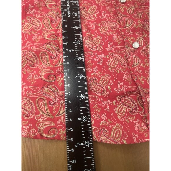 Back in the Saddle Short Sleeve Button Down sz Medium Pearl Snap - Picture 7 of 7